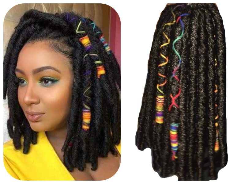 3 BOULES FAUX LOCS
