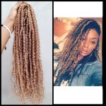 5 PAQUETS TWIST BRAID - CARAMEL