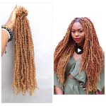 5 PAQUETS TWIST BRAID - BRUN